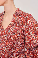 Blusa Luyana - Rojo Ladrillo