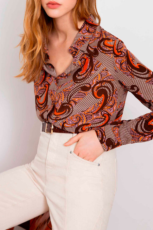 Lys Blouse - Dark Brown