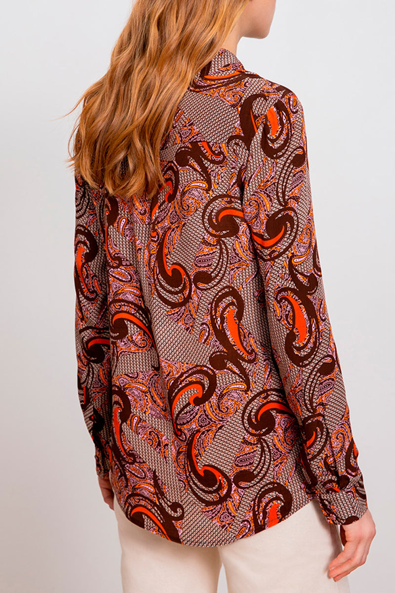 Chemisier Lys - Marron Foncé
