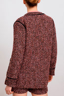 Chaqueta Dama - Rojo Jaspeado