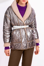 Ewen Puffer Jacket - Silver