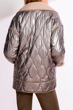 Ewen Puffer Jacket - Silver