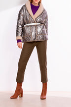 Ewen Puffer Jacket - Silver