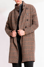 Manteau Ecosse - Taupe