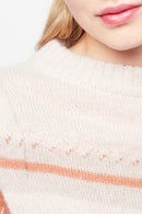 Pull En Mohair Et Laine Poudra - Beige Et Taupe
