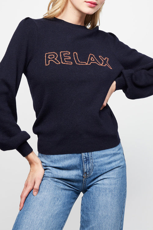 Peacy Sweater - Midnight Blue