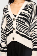 Galileo Vest - Ecru And Black