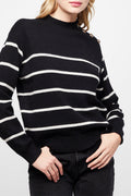 Pull En Laine - Noir Et Blanc