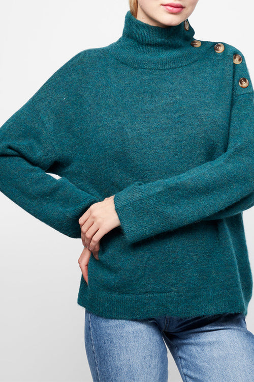 Privat Sweater - Emerald Green