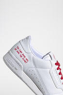 Zapatillas Continental 80 Veganas Blancas Y Rojas