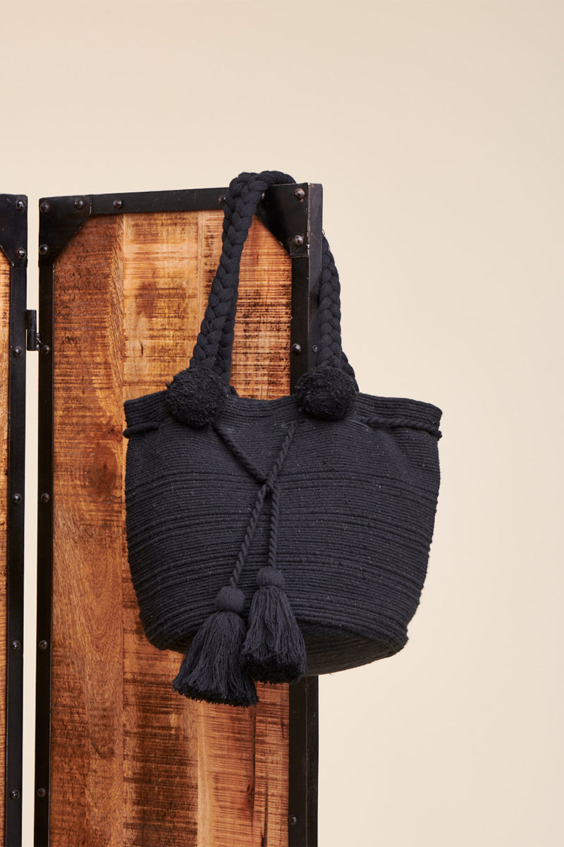 Bolso bombonera Pousse negro