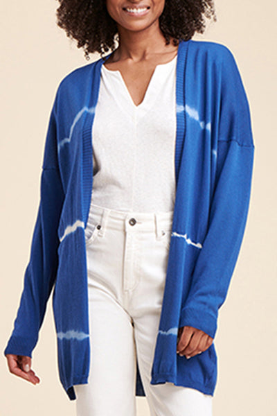 Gilet Long Prada Bleu Roi