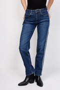 Jean Droit En Coton Biologique Condor Bleu Foncé