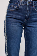 Jean Droit En Coton Biologique Condor Bleu Foncé