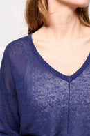 Jersey Lino Pasti Azul Noche