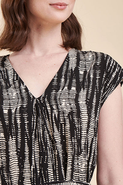 Robe Droite Patois Noir