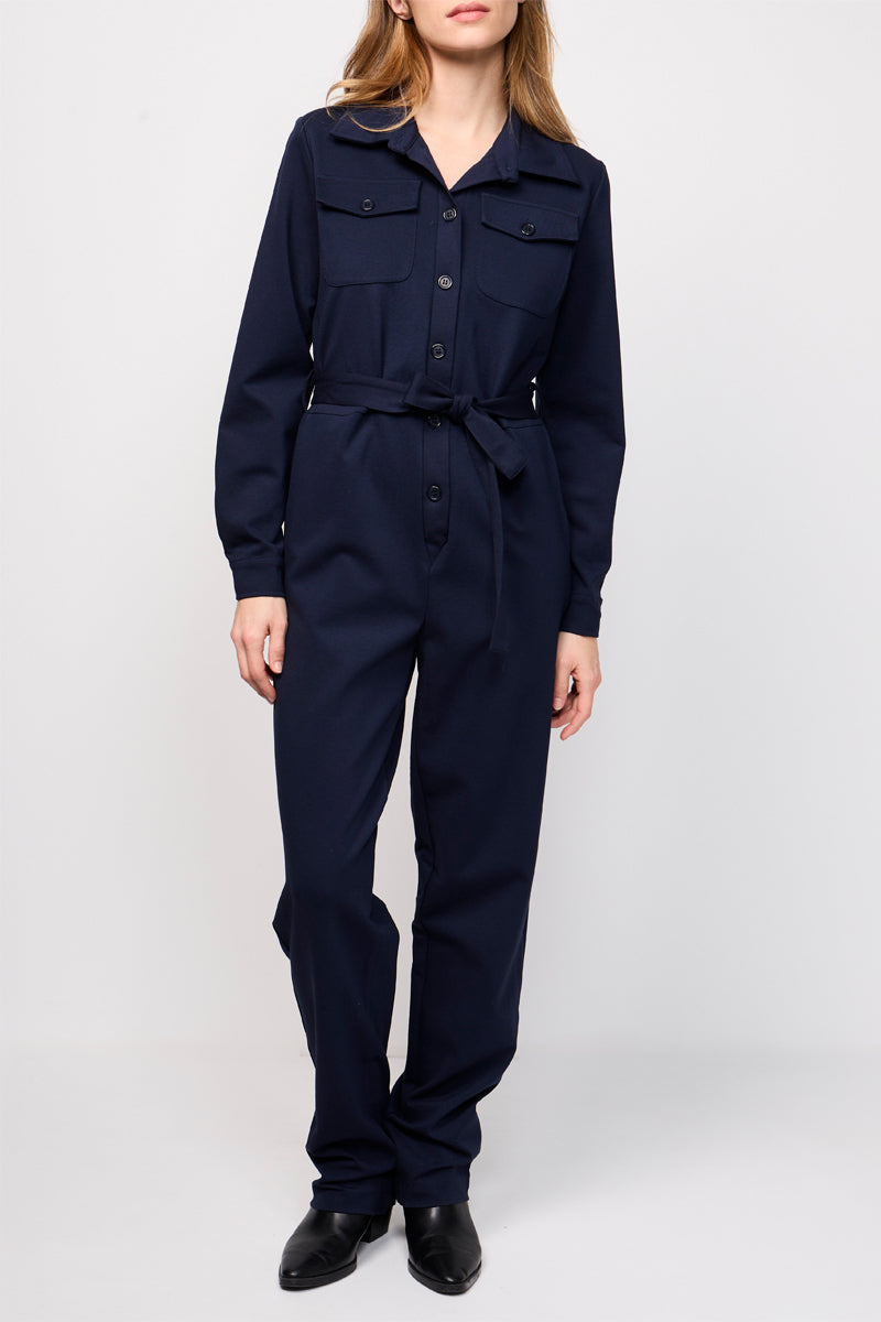 Rozen Dark Blue Jumpsuit