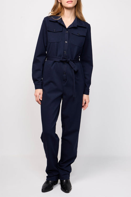 Rozen Dark Blue Jumpsuit