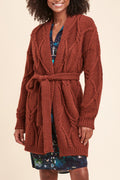 Gilet Long Renal Marron