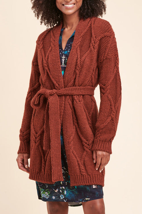 Renal Brown Long Vest