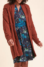 Gilet Long Renal Marron