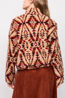 Veste Rango Beige Et Rouge