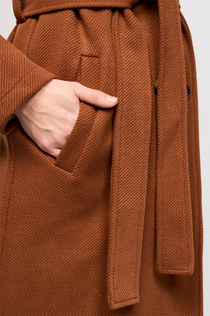 Manteau À Capuche Riquet Camel