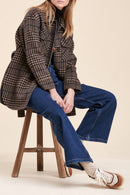 Chaqueta Rofi De Lana Marrón