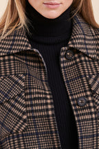 Chaqueta de Lana Rofi Marrón