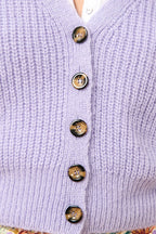 Chaleco De Mohair Cory Malva