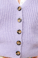 Cory Mauve Mohair Vest