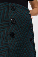 Falda Trapecio Rifou Negro