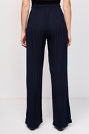 Pantalón Bacchia Pierna Ancha Azul Marino