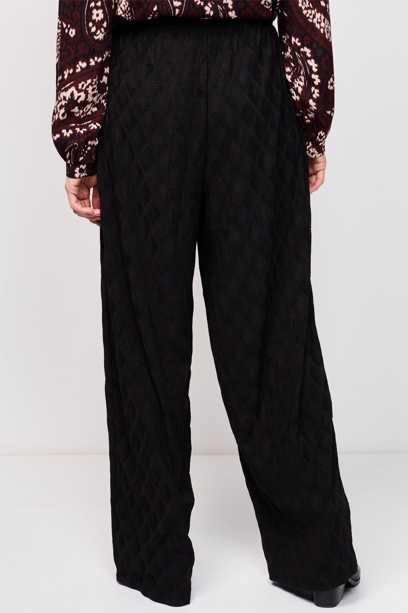 Pantalon Palazzo Purina Noir