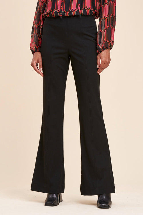 Recall High Waisted Flare Pants Black