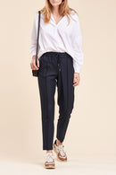 Pantalon Carotte Risar Bleu Marine