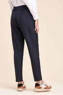 Pantalon Carotte Risar Bleu Marine