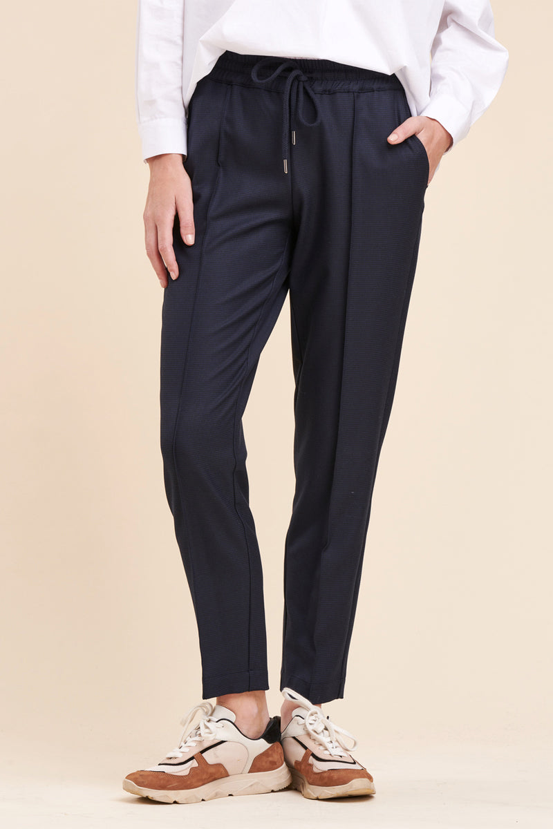 Pantalon Carotte Risar Bleu Marine