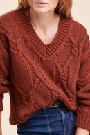 Pull Rugby Marron