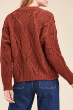 Pull Rugby Marron