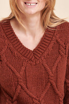 Pull Rugby Marron
