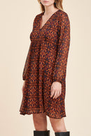 Robe Patineuse Capia Marron