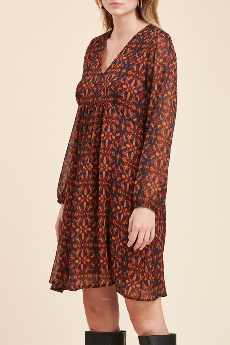 Robe Patineuse Capia Marron