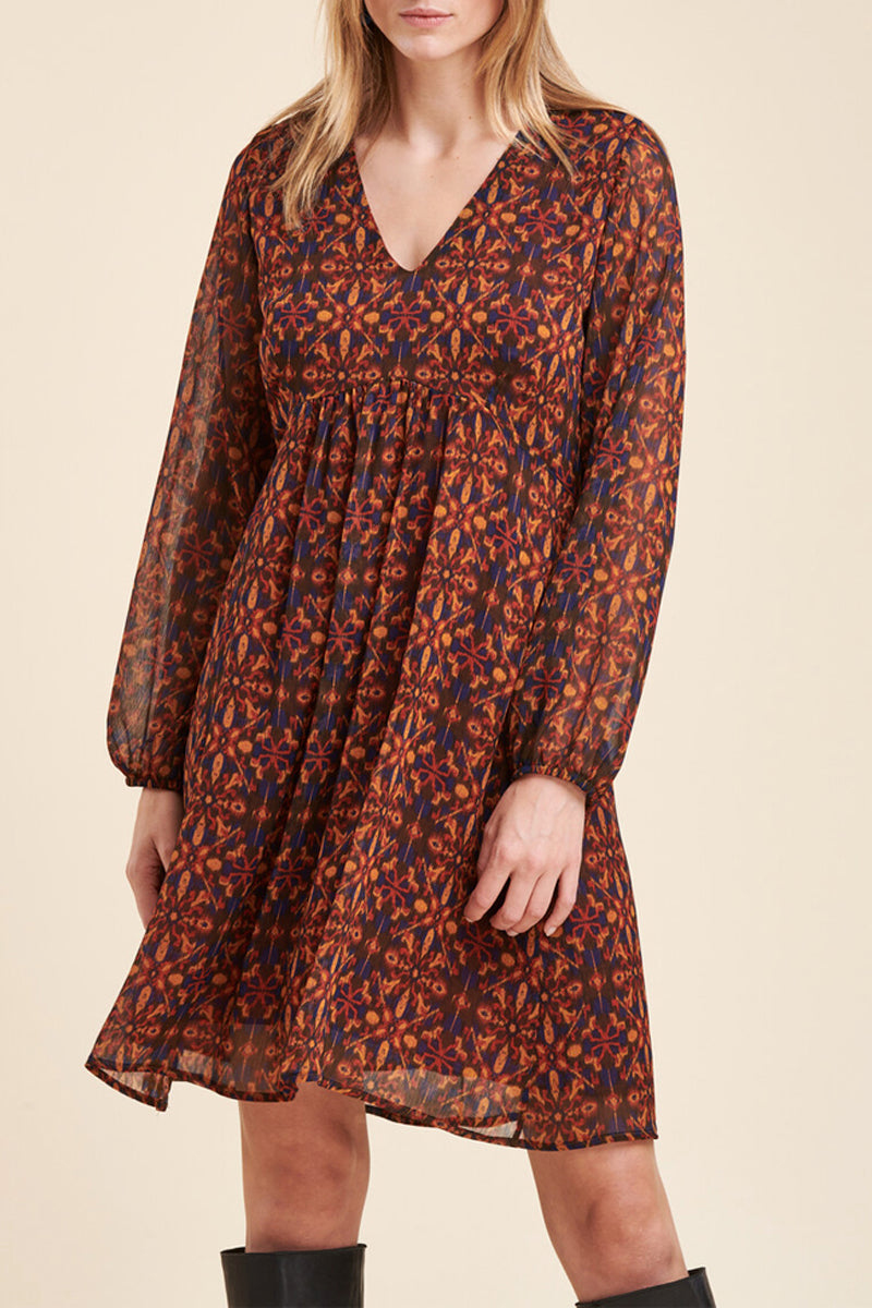 Robe Patineuse Capia Marron