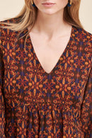 Robe Patineuse Capia Marron