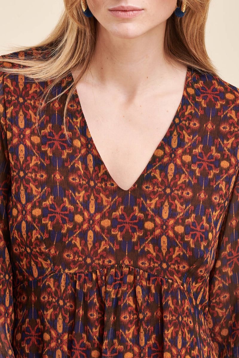 Robe Patineuse Capia Marron