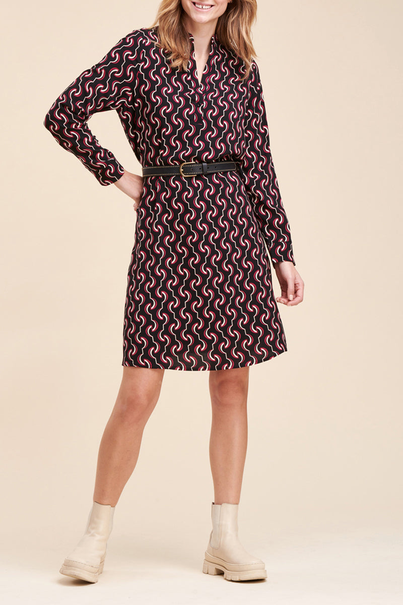 La Fée Maraboutée - Vestido Recto Payant Negro