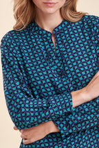 La Fée Maraboutée - Vestido Recto Payant Azul