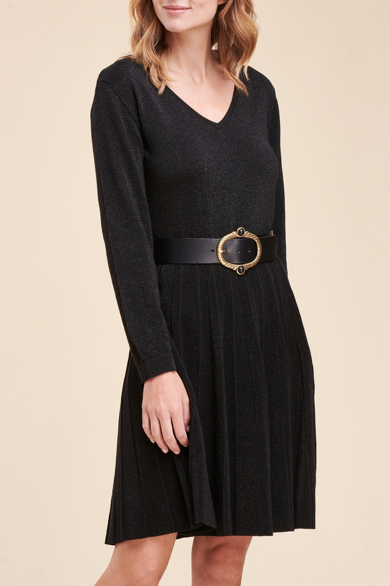 La Fée Maraboutée - Vestido Patinador Rago Negro