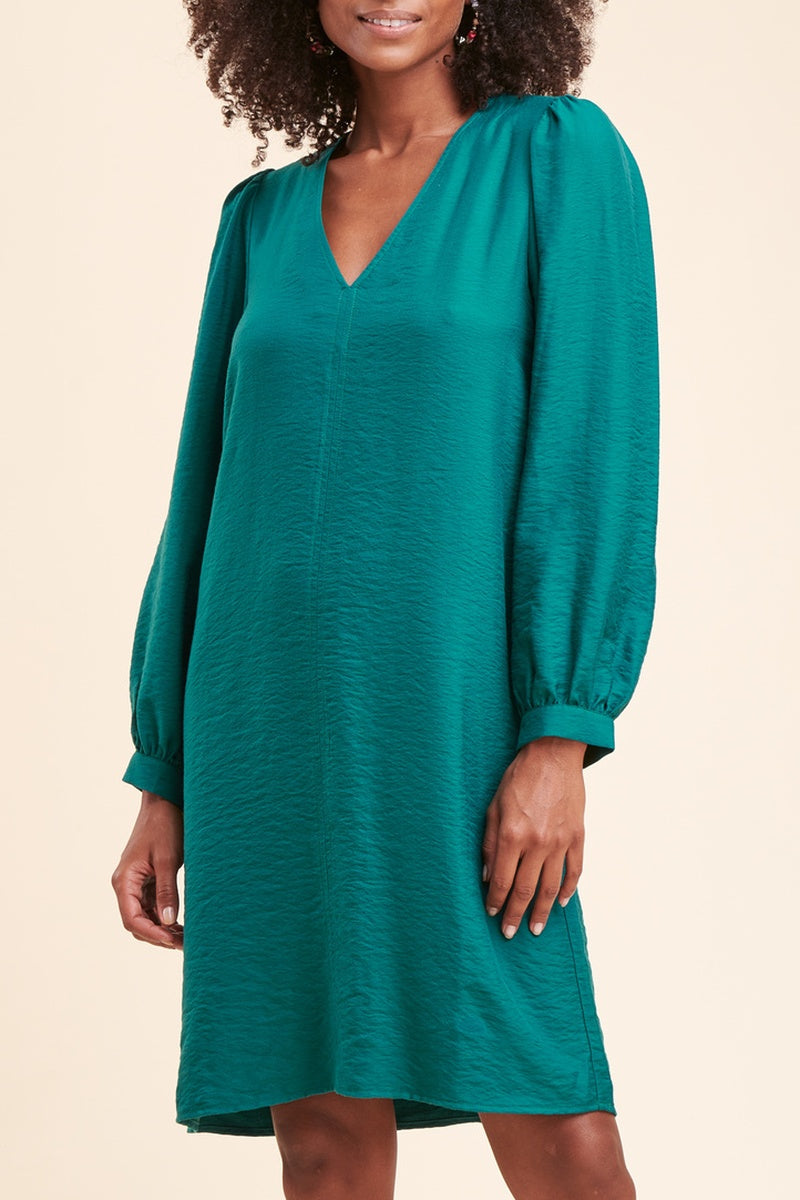 La Fée Maraboutée - Vestido Recto Roma Azul Pato